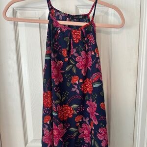 Floral Sleeveless Blouse